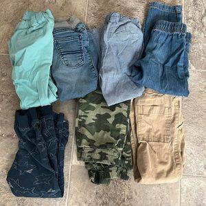 Bundle Lot 8 boys pants 4T Jeans and Dress pants